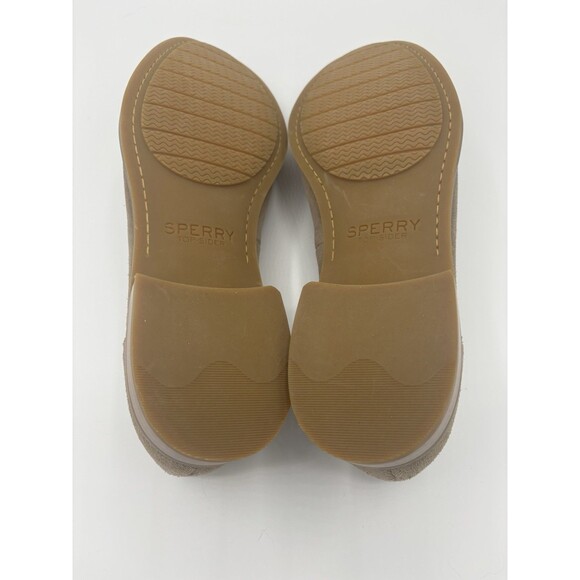 SPERRY WOMEN'S FAIRPOINT TAUPE SUEDE LOAFER SIZE: 9.5 Comfortable Stylish - Picture 7 of 8